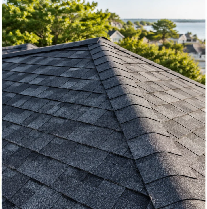 Architectural shingle detail — AI-generated illustration