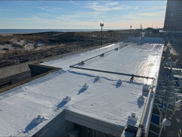A&J’s roofing project: Roof Coatings
